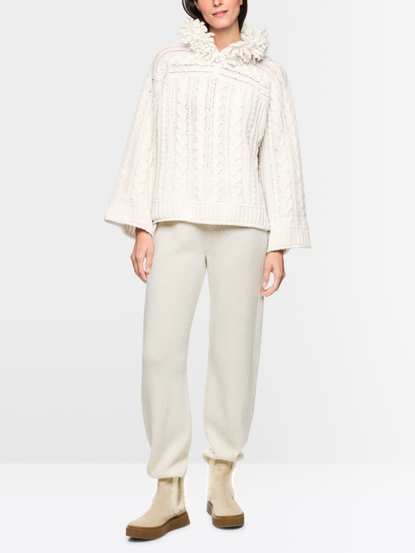 Zopfstrickpullover Knitted in Germany