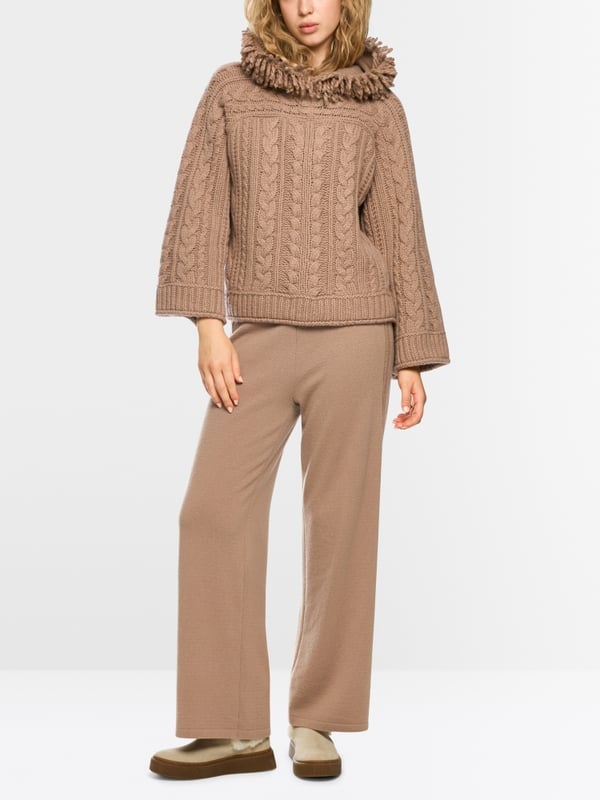 Zopfstrickpullover Knitted in Germany