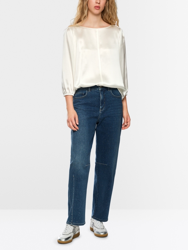 Lockere Seidenbluse