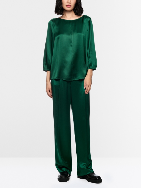Lockere Seidenbluse