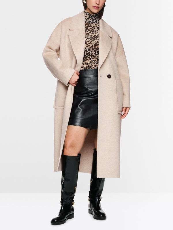 Manteau oversize luxueux