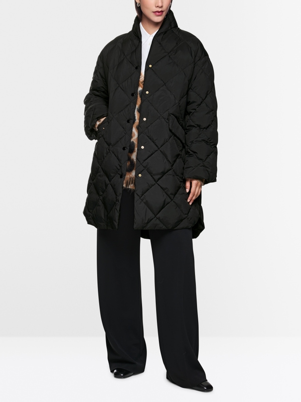 Manteau matelassé réversible