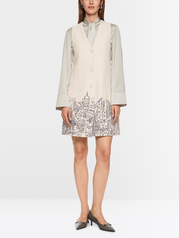 Robe en laine bouillie Knitted in Germany