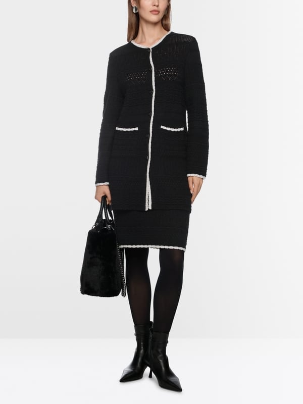 Langer Cardigan Knitted in Germany