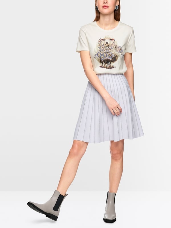 T-shirt met 3D-applicatie