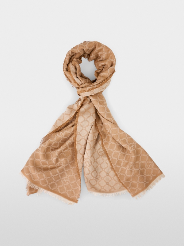 Écharpe en coton et viscose