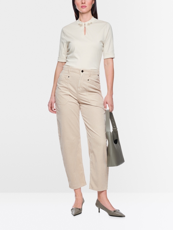 RUMA corduroy trousers in O-shape