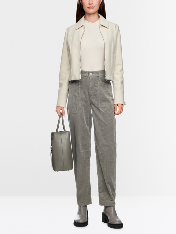 Pantalon en velours côtelé RUMA, forme en O