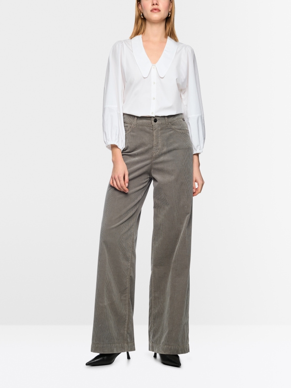 WARRI corduroy trousers with creases