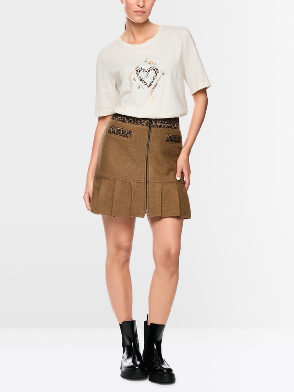 T-shirt met korte mouwen en print