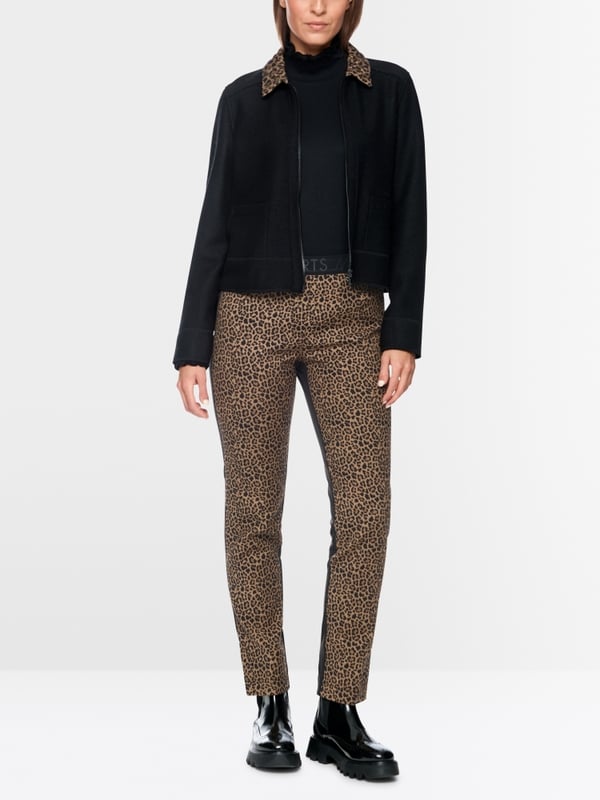 Tight SIENA leopard print trousers