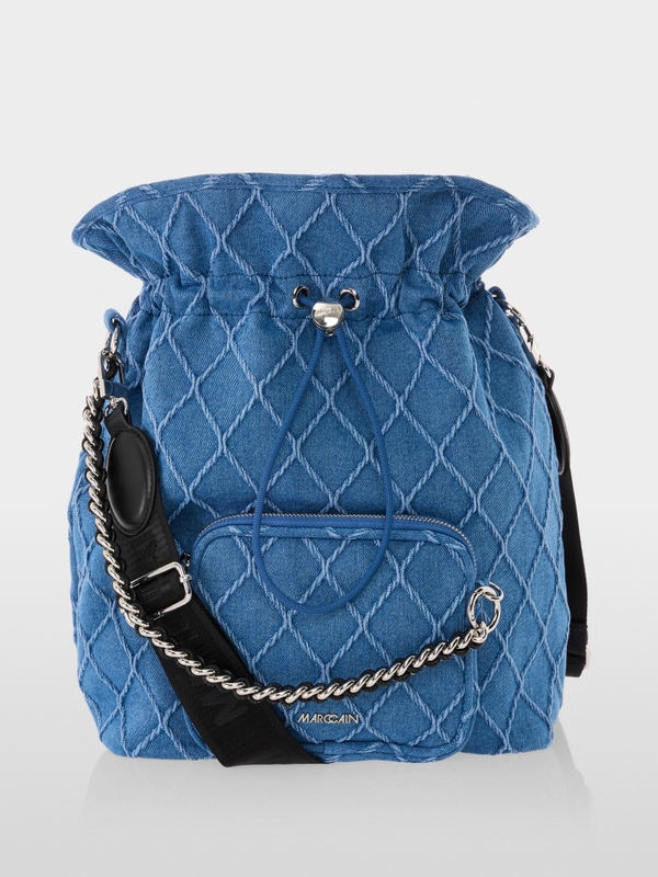 Beuteltasche aus Jeansstoff