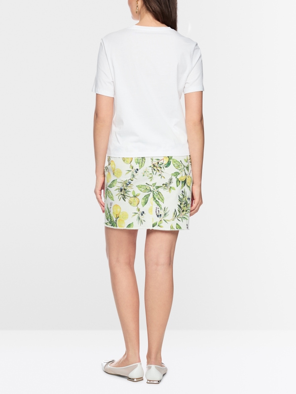 Cotton shirt with lemons