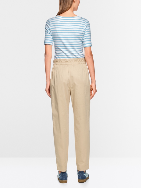 Striped T-shirt made of cotton rib