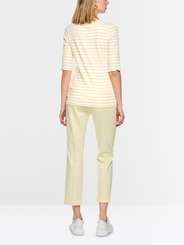 Striped T-shirt made of cotton rib