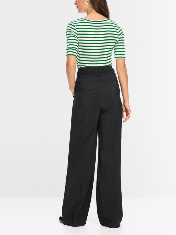 Striped T-shirt made of cotton rib