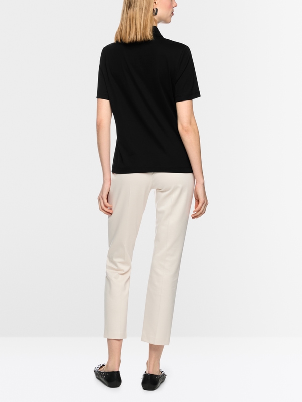 Polo Shirt in Cotton Stretch