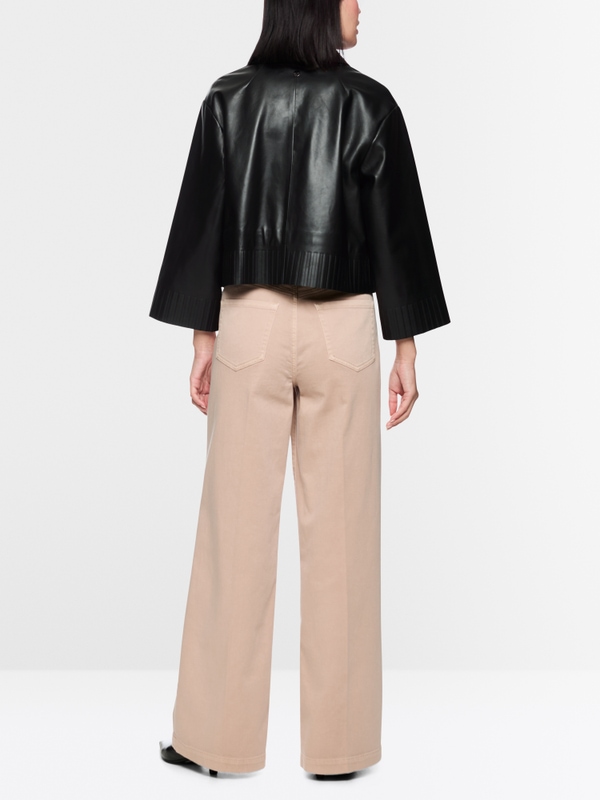 ‘Rethink Together’ lamb nappa  jacket