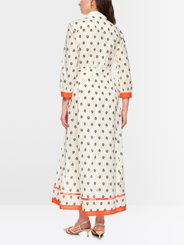 Printed cotton dress