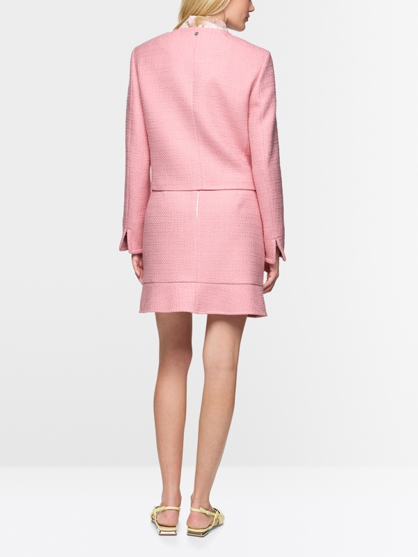 Veste couture en coton mélangé