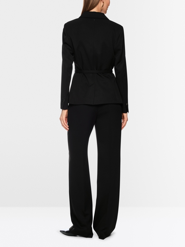 Elegant blazer with waist belt