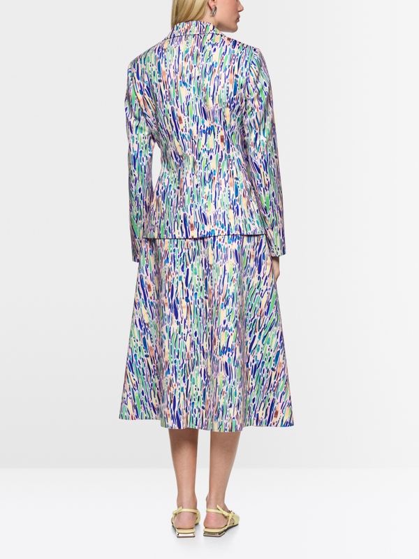 Blazer à deux boutons en jersey scuba