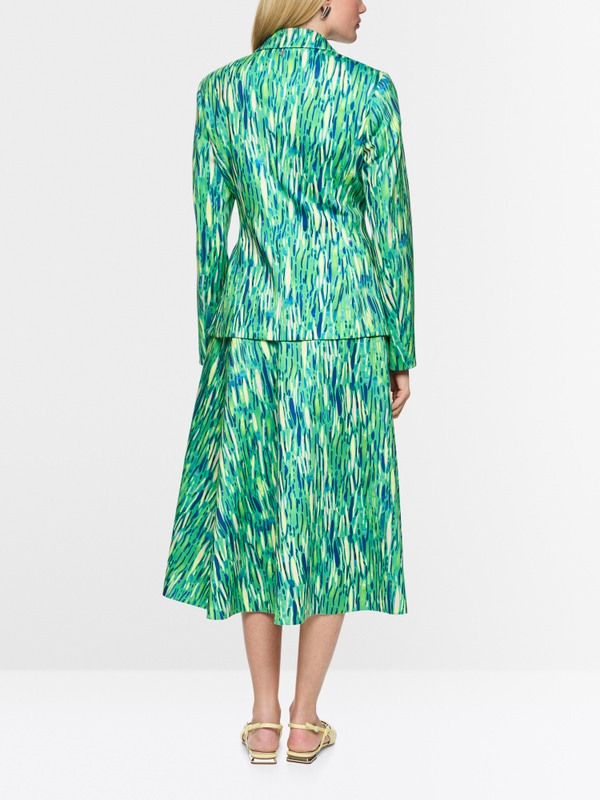 Blazer à deux boutons en jersey scuba