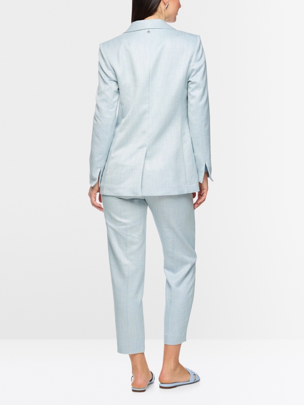 Casual blazer with shawl collar