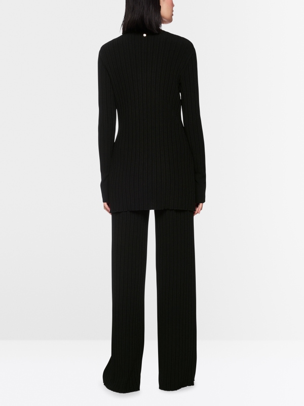 Cardigan en maille côtelée « Rethink Together »