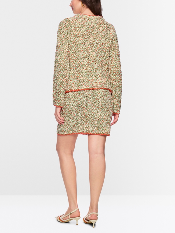 ‘Knitted in Germany’ bouclé cardigan