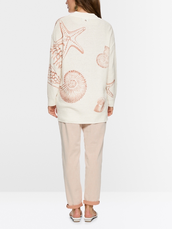 Long cardigan tricoté en Allemagne