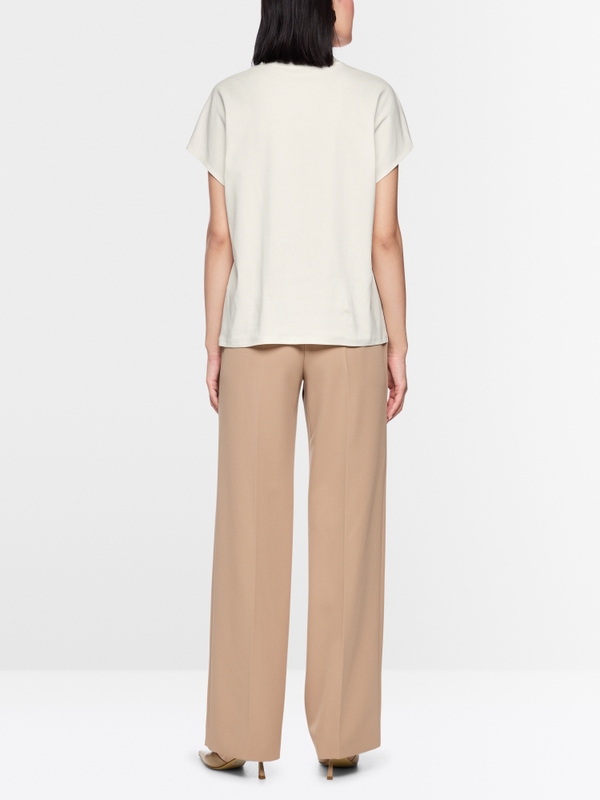 T-shirt à manches courtes avec pierres thermocollantes