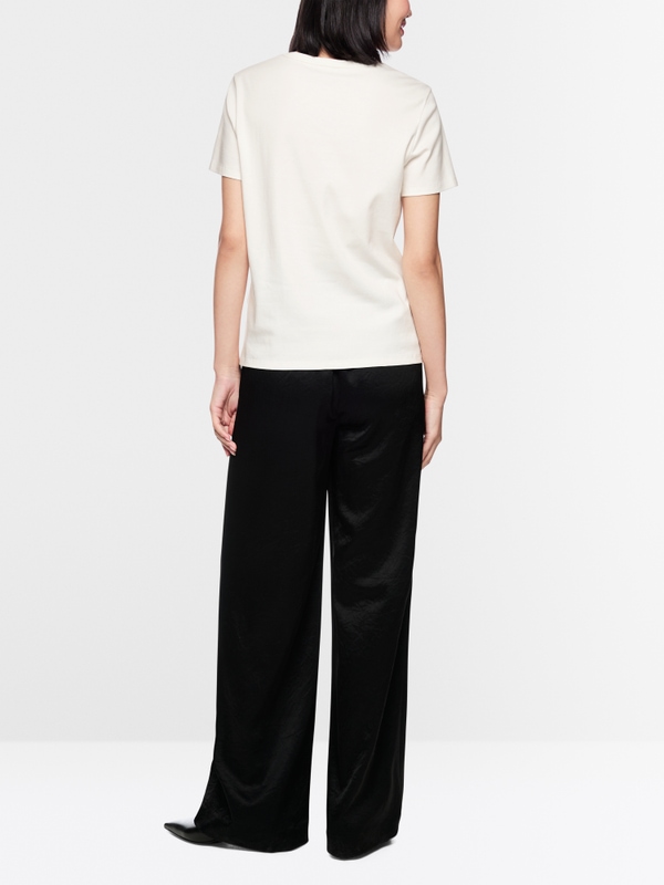 T-shirt à imprimé chat et détails