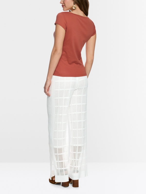 Basic shirt in stretch cotton