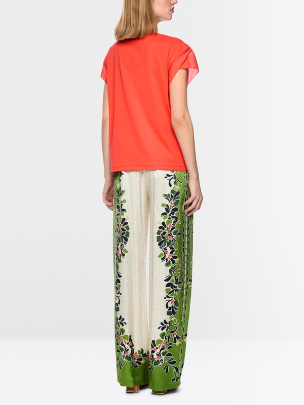 Shirt with cotton voile