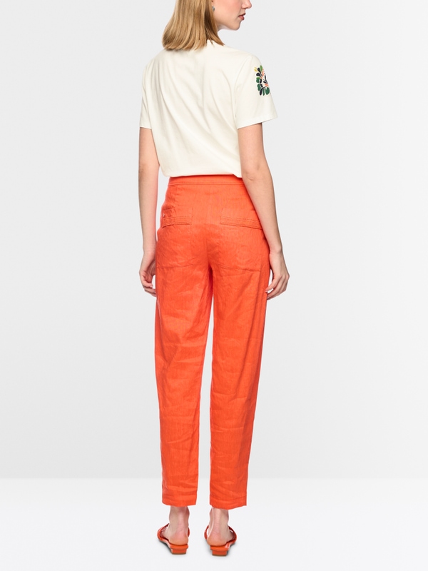 Shirt with hibiscus print and sequins