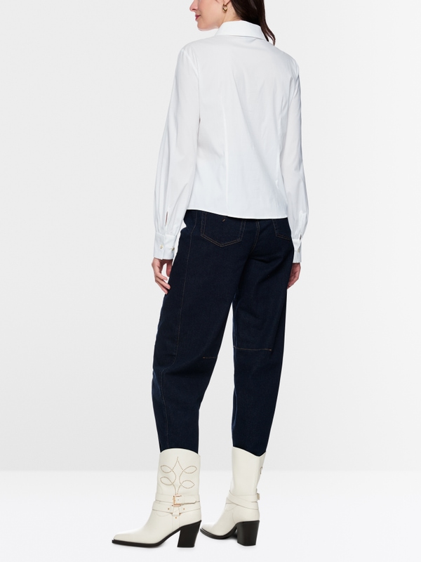 Chemisier blanc revisité