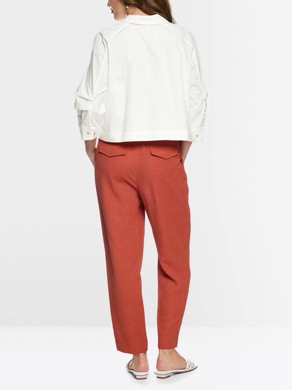 Casual cropped blouse