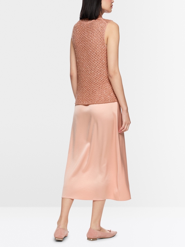 Top élégant en maille ajourée