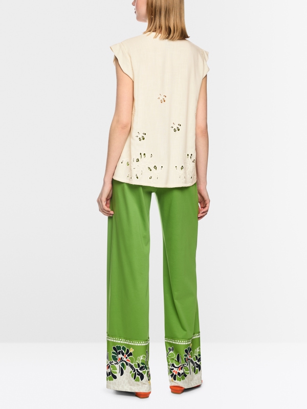 Top with broderie anglaise