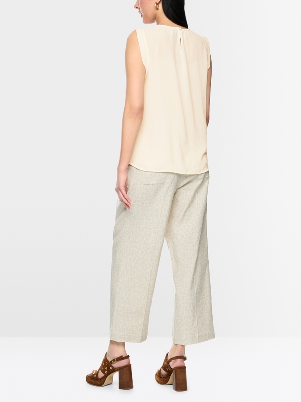 Top with lace and pintucks