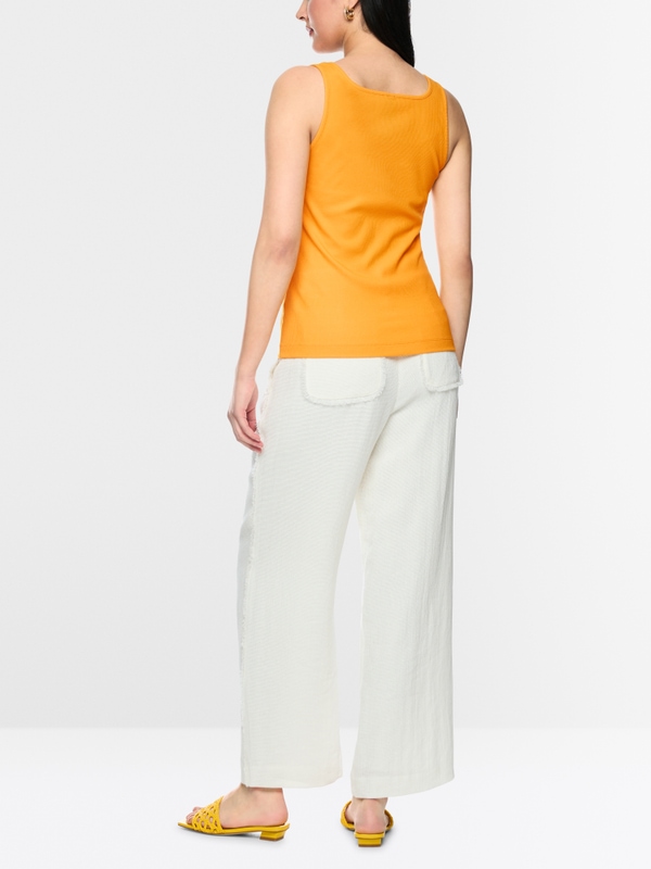 Ribbed top made from modal stretch