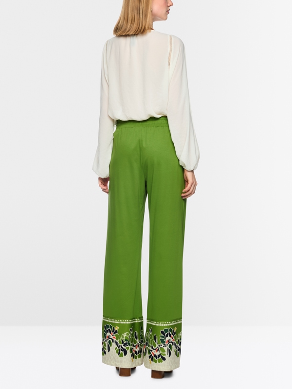 WEDI pull-on hibiscus flower trousers