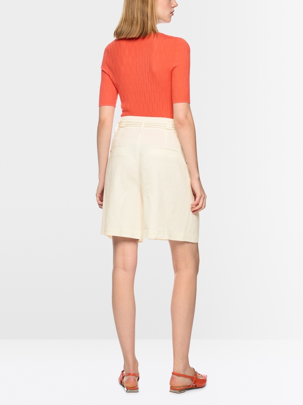 WARANGAL linen blend shorts