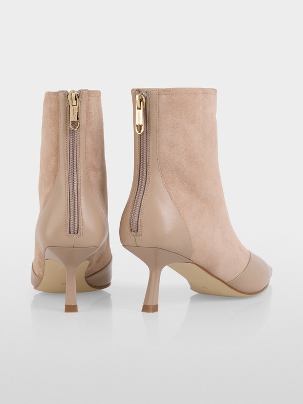 Elegant leather ankle boots