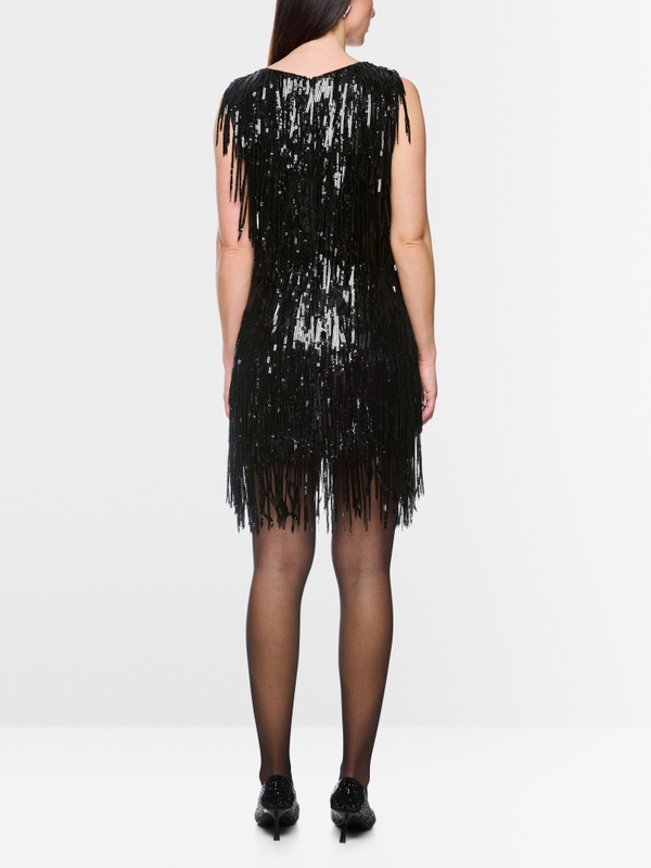 Sheath dress with sequins