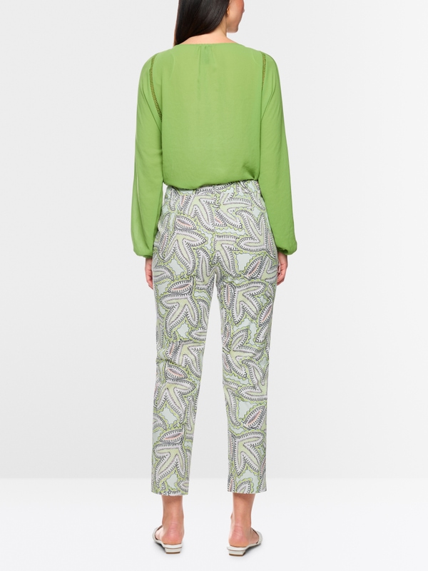 Pantalon FRANCA à imprimé cachemire