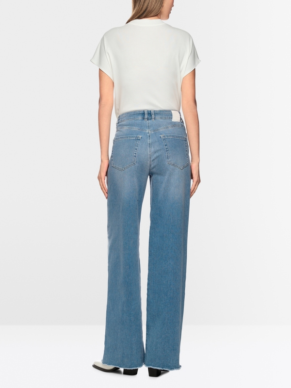 WARRI wide cut jeans with high waist