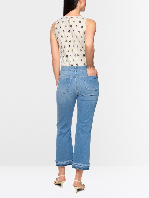 FORLI jeans with fringe detail