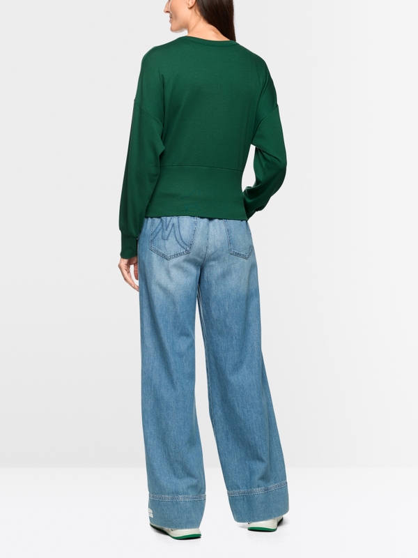 Lightweight stretch cotton jersey jacket